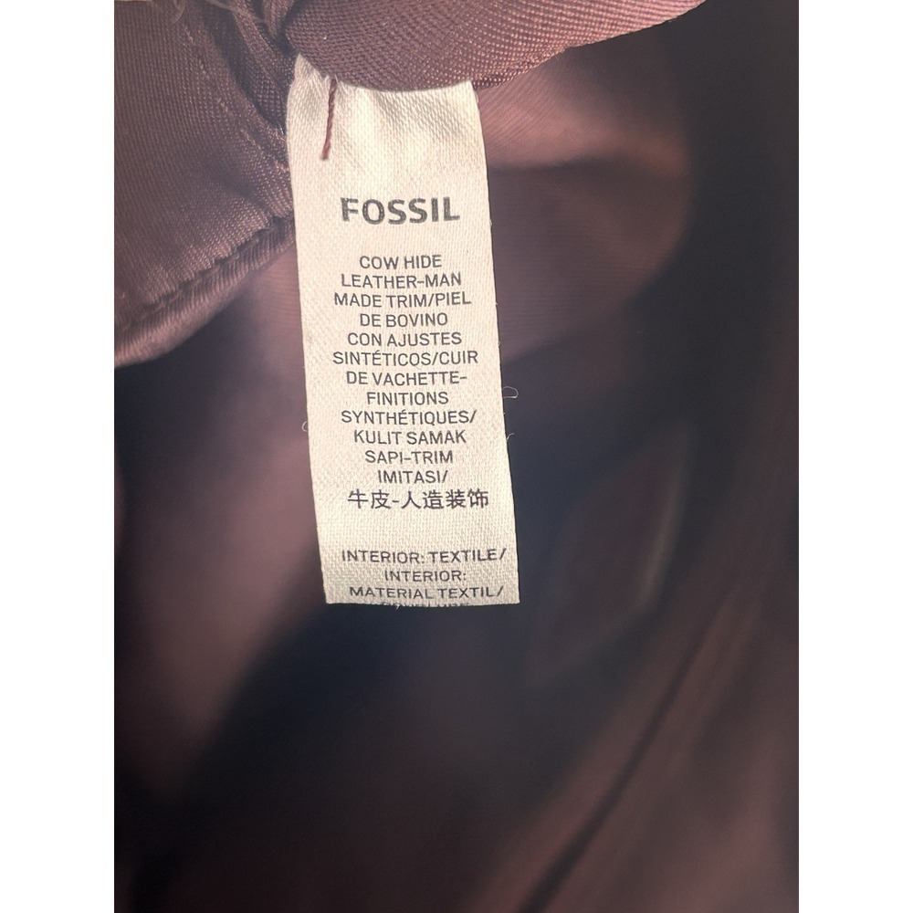 Fossil Rachel Top Zip Tote Leather Bag - Picture 9 of 9